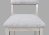 Blanche Gray Round Counter Height Dining Chair, Set of 2 from Crown Mark - Luna Furniture