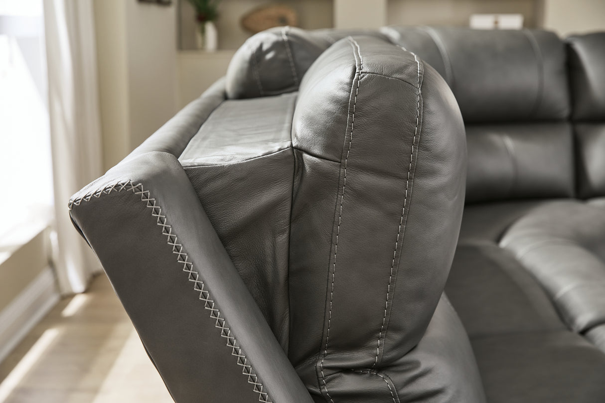 Bleckley Anchor 5-Piece Power Reclining Sectional from Ashley - Luna Furniture