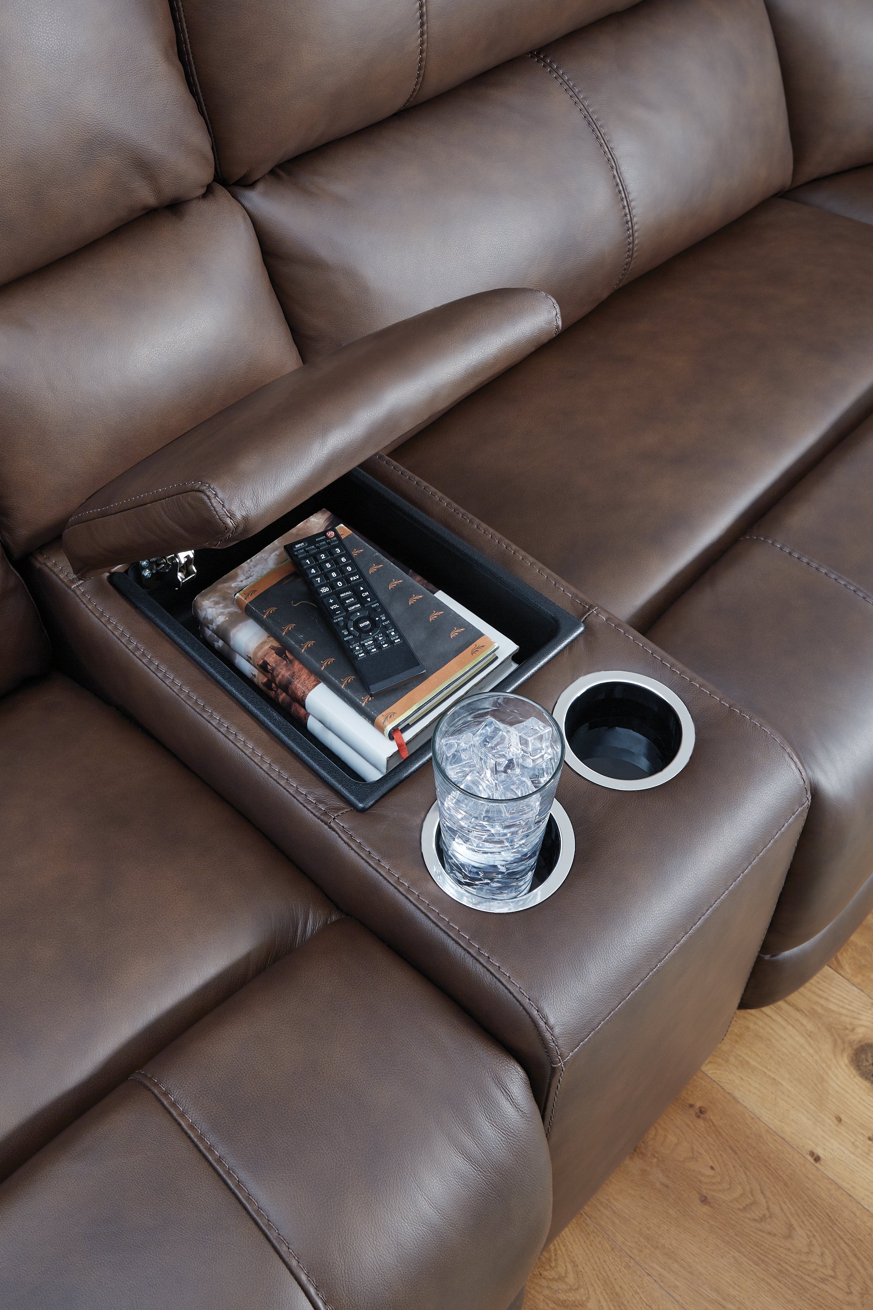 Ashley Bleckley Espresso 6-Piece Power Reclining Sectional – Luna