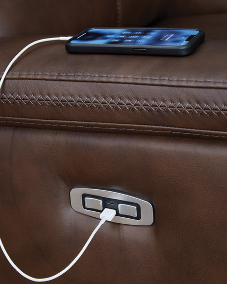 Bleckley Espresso 6-Piece Power Reclining Sectional from Ashley - Luna Furniture