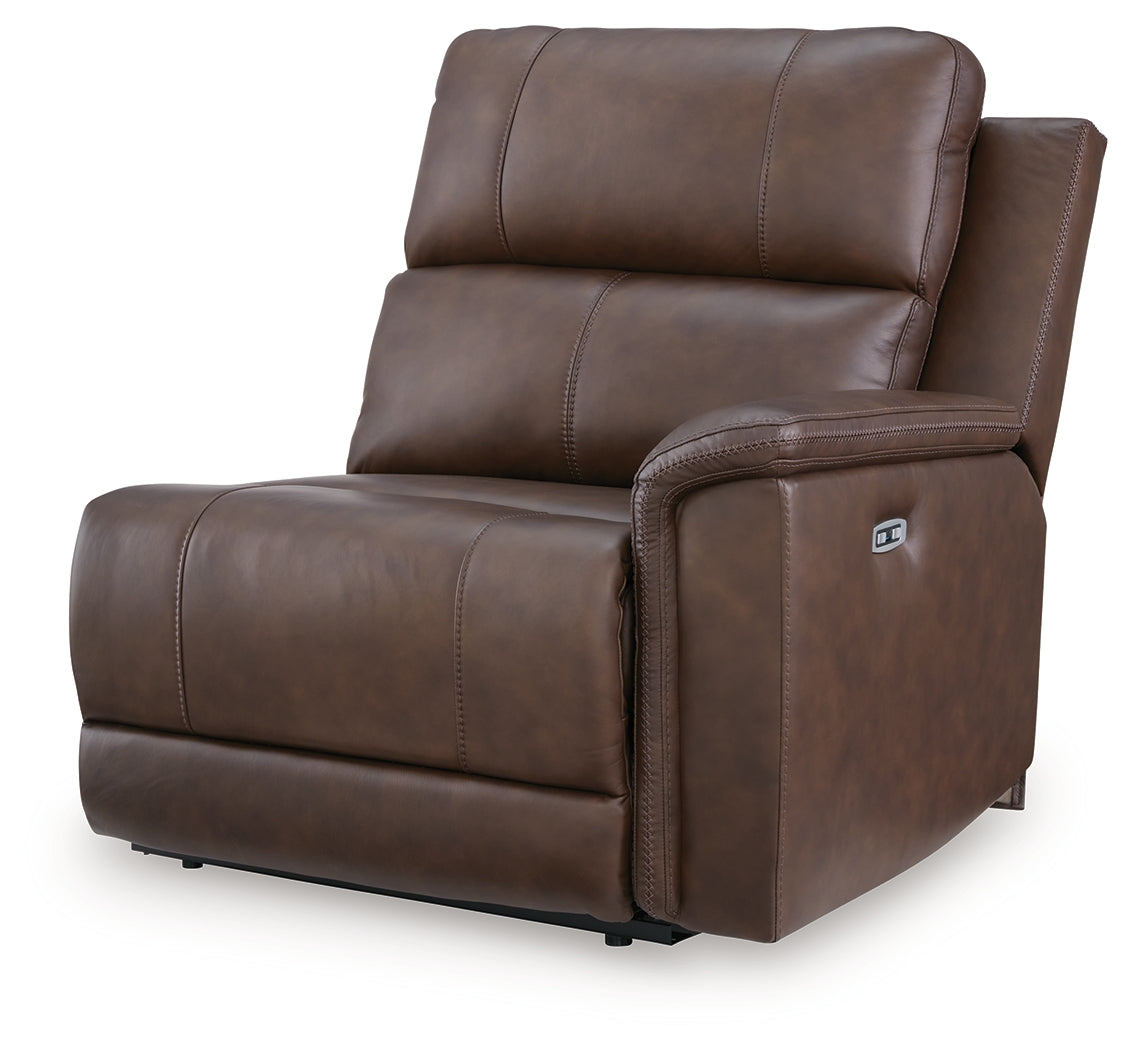 Bleckley Espresso Right-Arm Facing Power Recliner from Ashley Furniture - Luna Furniture