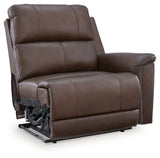 Bleckley Espresso Right-Arm Facing Power Recliner from Ashley Furniture - Luna Furniture