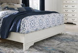 Blendon Rustic Brown King Upholstered Panel Bed from Ashley - Luna Furniture