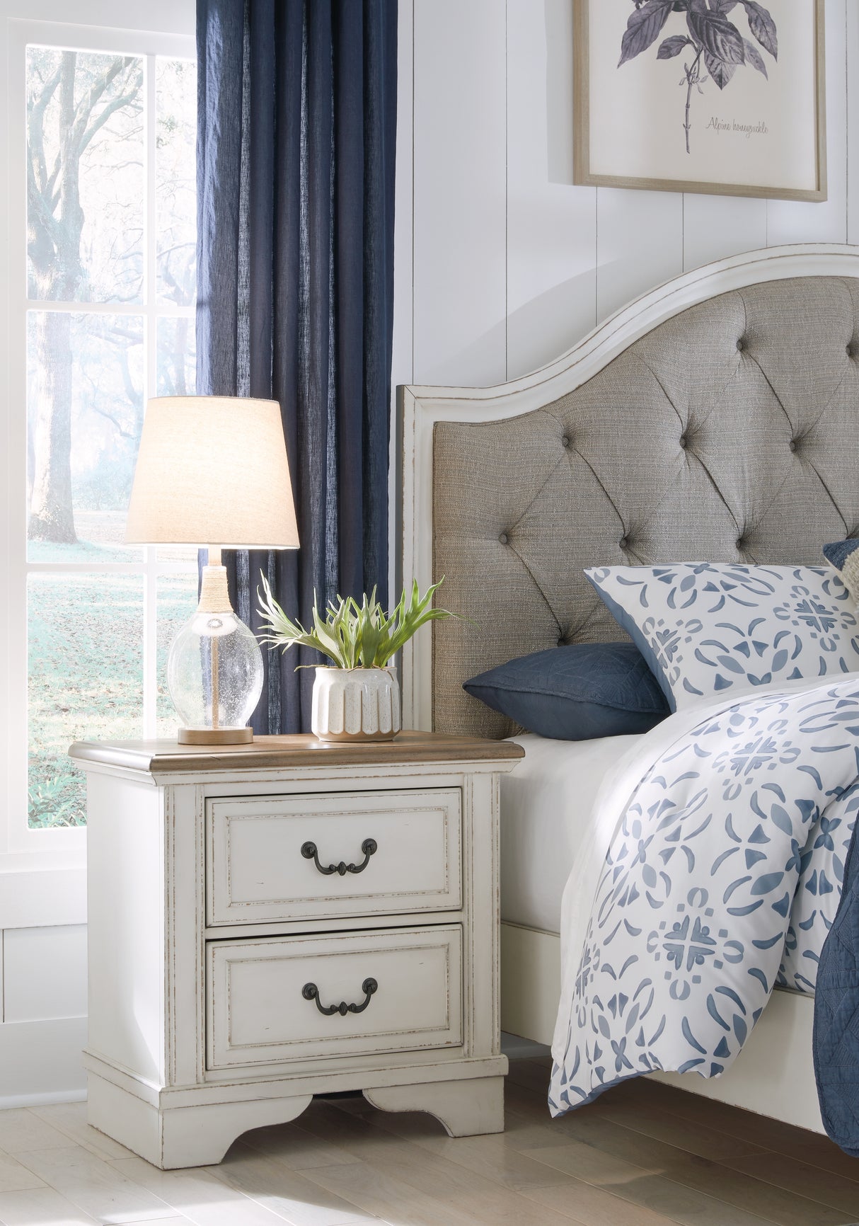 Blendon Two-tone Nightstand from Ashley - Luna Furniture
