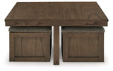 Boardernest Coffee Table with 1 End Table in Brown from Ashley - Luna Furniture