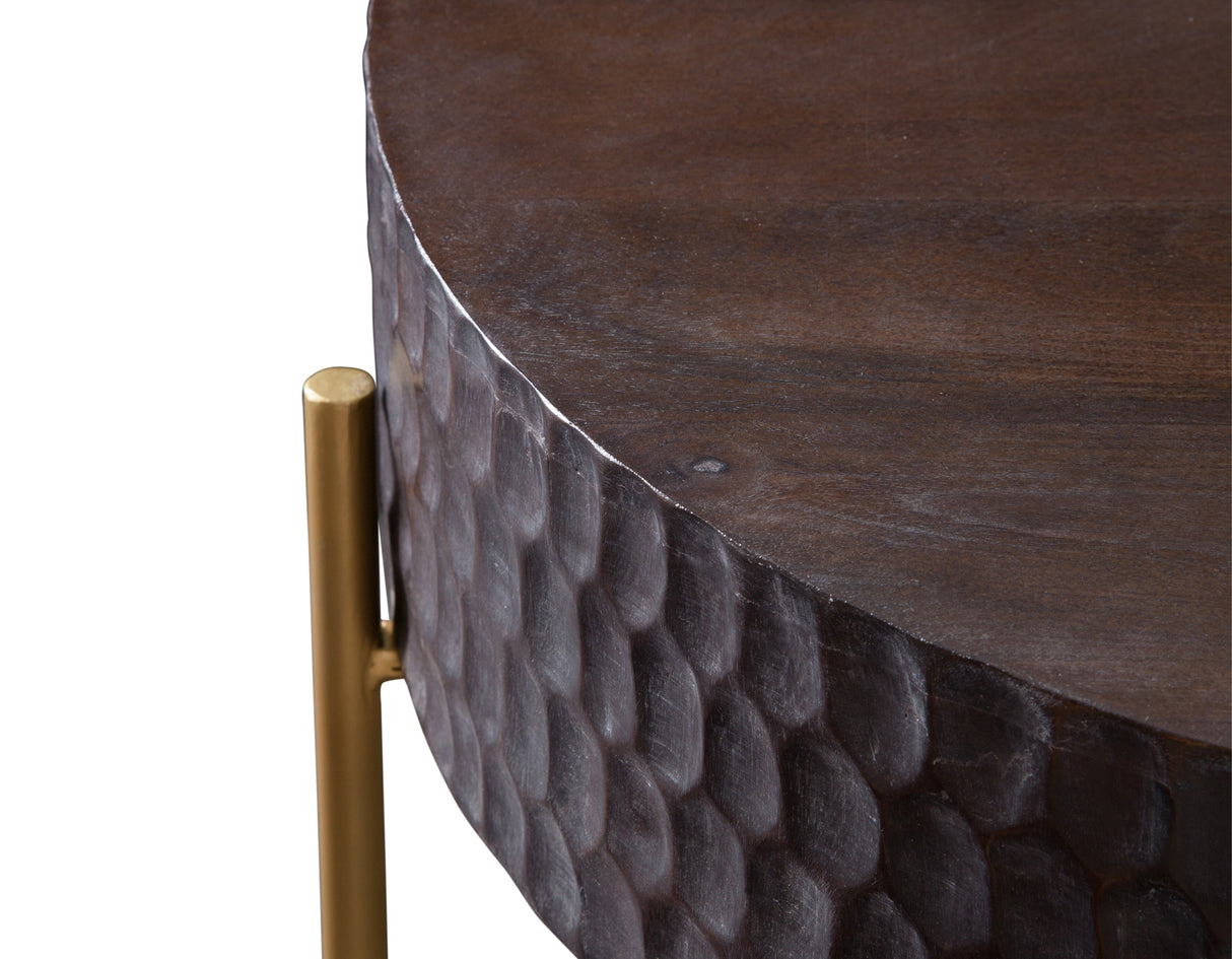 Bobbi 3-Piece Round Solid Wood Table Set from Steve Silver - Luna Furniture