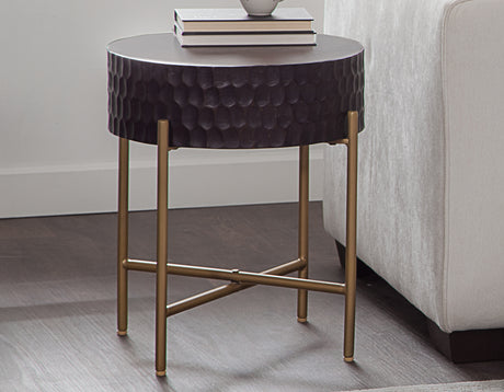 Bobbi 30″ Round Solid Wood End Table from Steve Silver - Luna Furniture