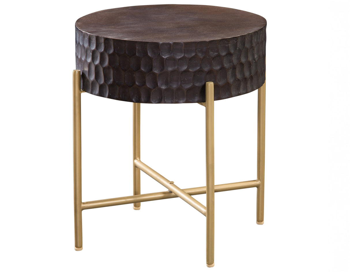 Bobbi 30″ Round Solid Wood End Table from Steve Silver - Luna Furniture
