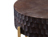 Bobbi 30″ Round Solid Wood End Table from Steve Silver - Luna Furniture