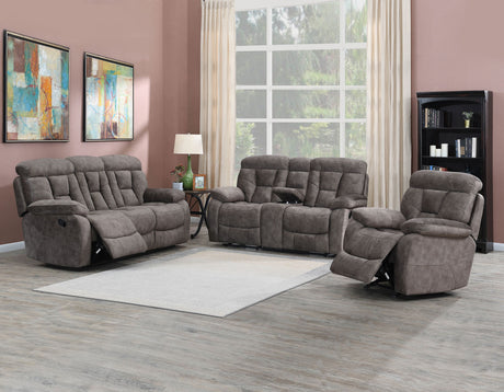 Bogata Manual Reclining Console Loveseat from Steve Silver - Luna Furniture