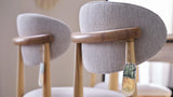Boheems Cream Dining Chair, Set of 2 from Bellona - Luna Furniture