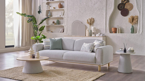Boheems Cream Sofa Sleeper