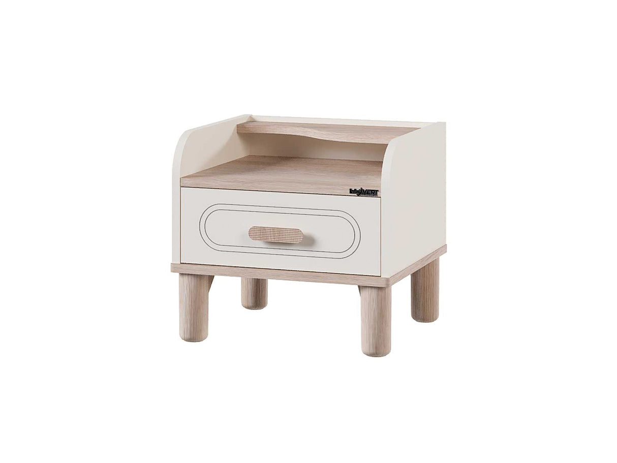 Bohemsoft Youth Bedroom Set (Twin Bed & Study Desk & Nightstand) from Furnia - Luna Furniture