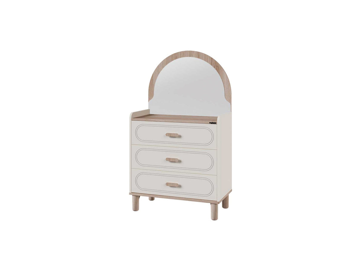 Bohemsoft Chiffonier With Mirror from Furnia - Luna Furniture