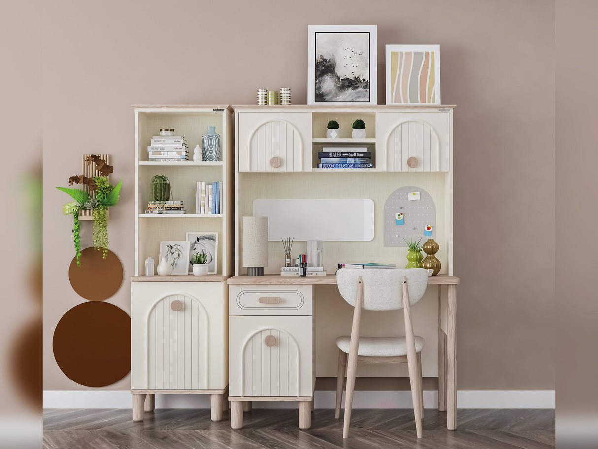 Bohemsoft Youth Bedroom Set (Twin Bed & Study Desk & Nightstand) from Furnia - Luna Furniture