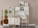 Bohemsoft Youth Bedroom Set (Twin Bed & Study Desk & Nightstand) from Furnia - Luna Furniture
