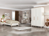 Bohemsoft Youth Bedroom Set (Twin Bed & Study Desk & Nightstand) from Furnia - Luna Furniture