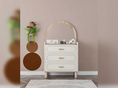 Bohemsoft Chiffonier With Mirror from Furnia - Luna Furniture
