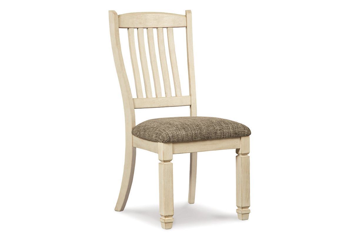 Bolanburg Antique White Dining Table with 2 Chairs and 2 Benches from Ashley - Luna Furniture