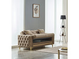Bolivya 3-pieces (Sofa & Loveseat & Chair) Livingroom Set in Beige from Furnia - Luna Furniture