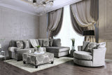 Bonaventura Gray Sectional from Furniture of America - Luna Furniture