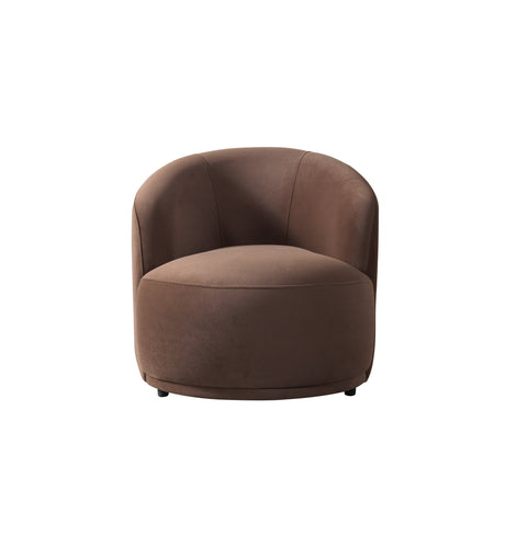 Bonita Coffee Velvet Accent Chair from Nova Furniture - Luna Furniture