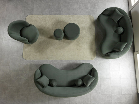 Bonita Green 91" Velvet Sofa from Nova Furniture - Luna Furniture