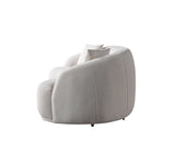 Bonita Ivory Velvet Sofa from Nova Furniture - Luna Furniture