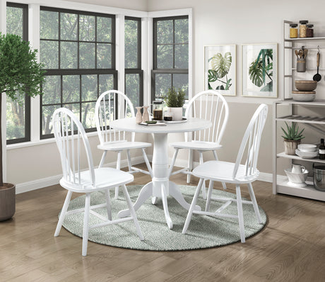 Bonnie White 32" Round Dining Table from Homelegance - Luna Furniture