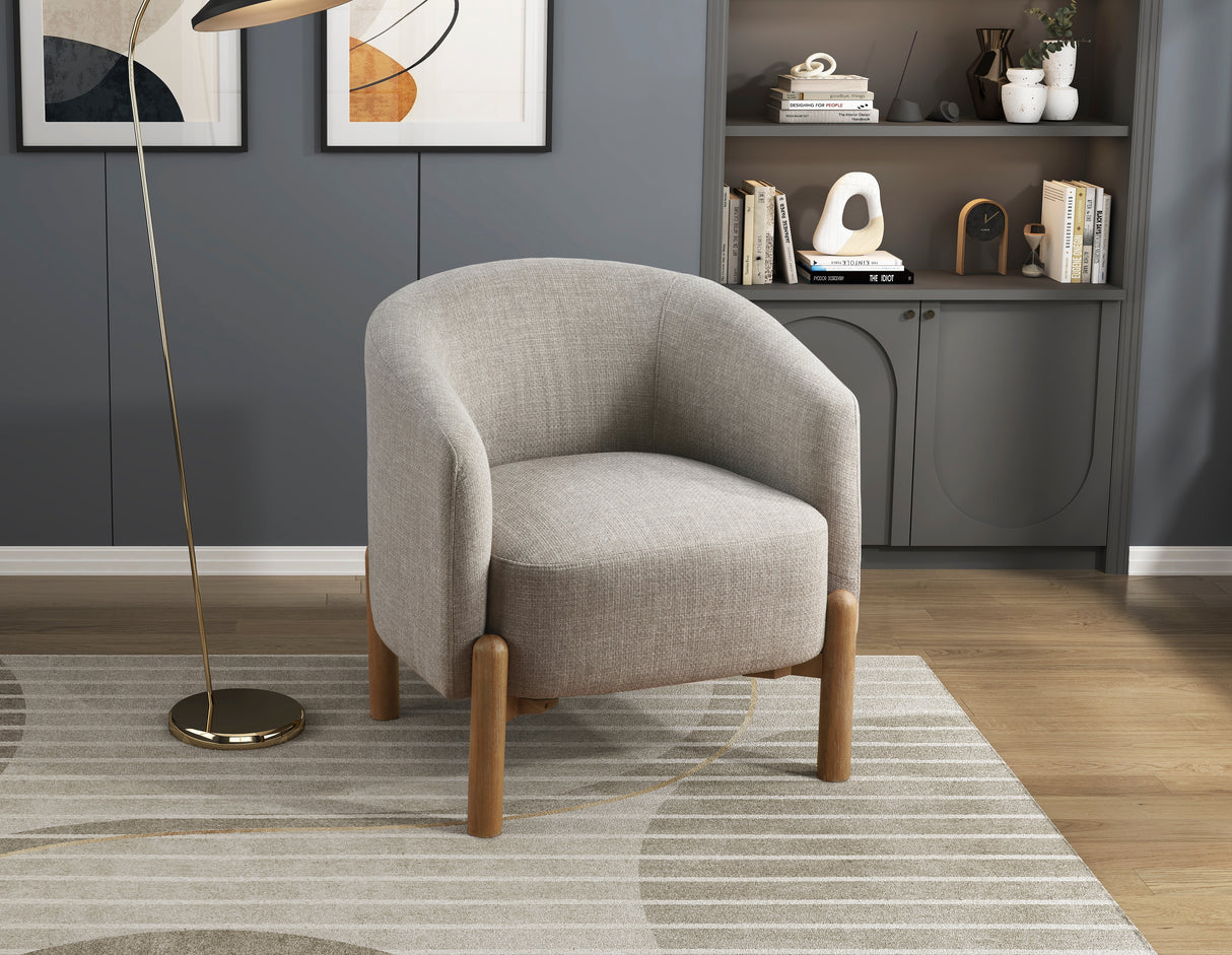 Borger Taupe Accent Chair from Homelegance - Luna Furniture