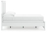 Bostwick Shoals Full Panel Bed with Dresser in White from Ashley - Luna Furniture