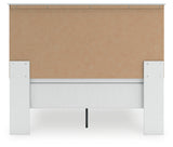 Bostwick Shoals Queen Panel Bed with Dresser in White from Ashley - Luna Furniture