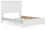 Bostwick Shoals Queen Panel Bed with Dresser in White from Ashley - Luna Furniture