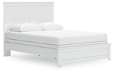 Bostwick Shoals White Queen Panel Bed from Ashley - Luna Furniture