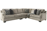 Bovarian Stone 3-Piece Sectional with Ottoman from Ashley - Luna Furniture