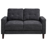 Bowen Gray 2-Piece Upholstered Track Arm Living Room Set from Coaster - Luna Furniture