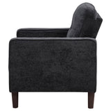 Bowen Gray Fabric Upholstered Track Arm Chair from Coaster - Luna Furniture