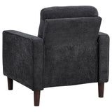 Bowen Gray Fabric Upholstered Track Arm Chair from Coaster - Luna Furniture