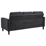 Bowen Gray Fabric Upholstered Track Arm Sofa from Coaster - Luna Furniture