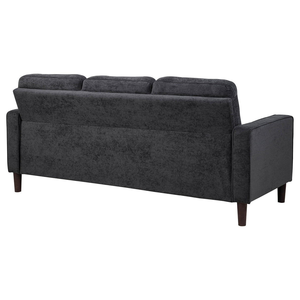 Bowen Gray Fabric Upholstered Track Arm Sofa from Coaster - Luna Furniture