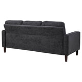 Bowen Gray Fabric Upholstered Track Arm Sofa from Coaster - Luna Furniture