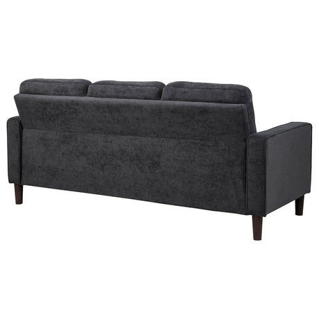 Bowen Gray Fabric Upholstered Track Arm Sofa from Coaster - Luna Furniture