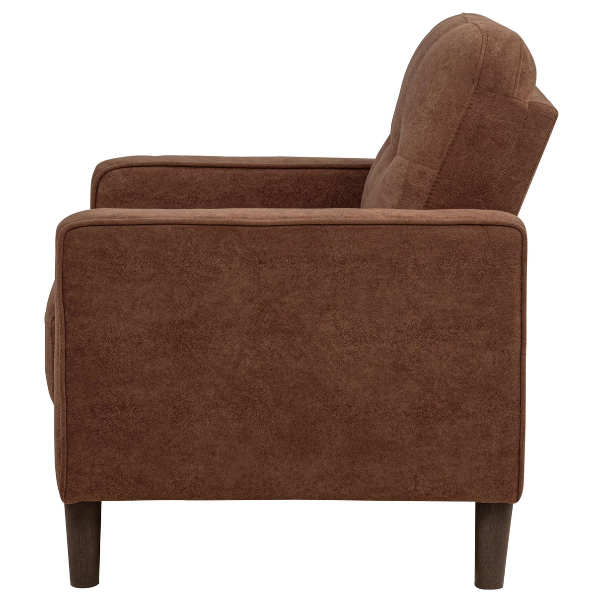Bowen Rust Fabric Upholstered Track Arm Accent Chair from Coaster - Luna Furniture