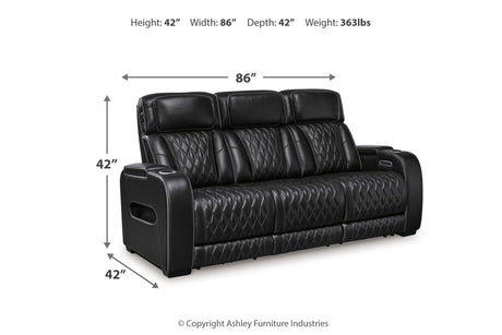 Boyington Power Reclining Sofa, Loveseat and Recliner from Ashley - Luna Furniture