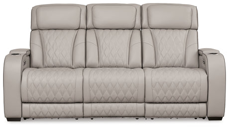 Boyington Sofa, Loveseat and Recliner in Gray from Ashley - Luna Furniture