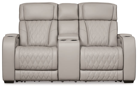 Boyington Sofa, Loveseat and Recliner in Gray from Ashley - Luna Furniture