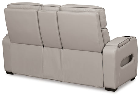 Boyington Sofa, Loveseat and Recliner in Gray from Ashley - Luna Furniture