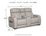 Boyington Sofa, Loveseat and Recliner in Gray from Ashley - Luna Furniture