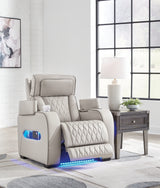 Boyington Sofa, Loveseat and Recliner in Gray from Ashley - Luna Furniture