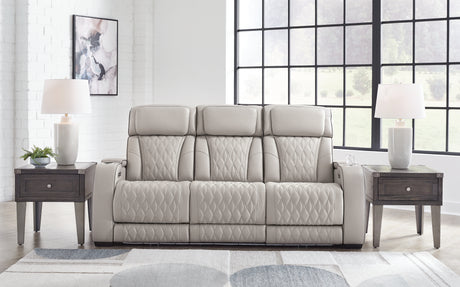 Boyington Sofa, Loveseat and Recliner in Gray from Ashley - Luna Furniture